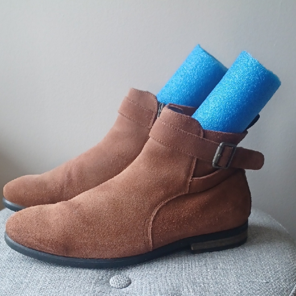 Call It Spring Suede Leather Ankle Boots Men's Sz 10